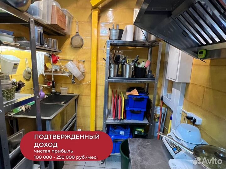 Прибыльное кафе в ТЦ в 5 мин ходьбы от метро