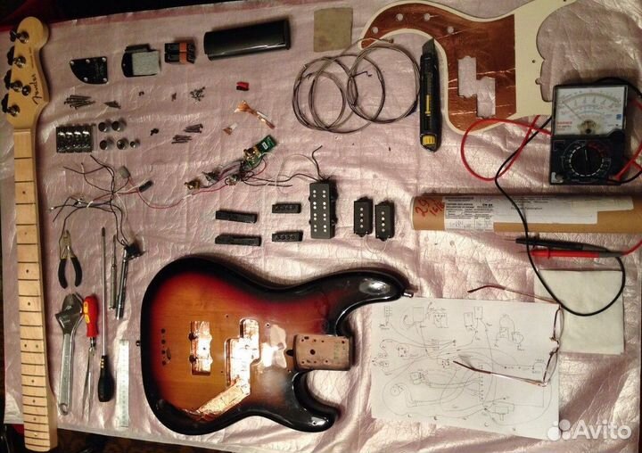 Ремонт винтажной аудиотехники, синтезаторы, гитары
