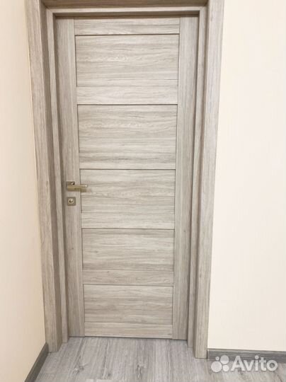 Коробка с дверным полотном и фурнитурой