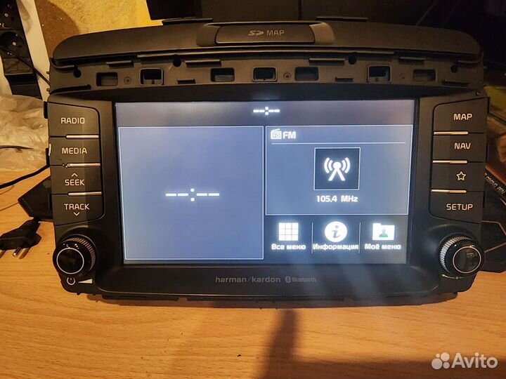 Штатная магнитола sorento prime harman kardon