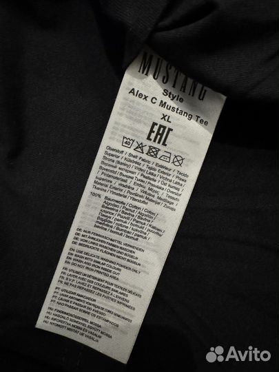 Футболка мужская mustang, XL, новая