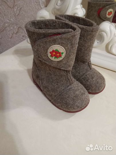 Зимние сапожки для девочки 21р