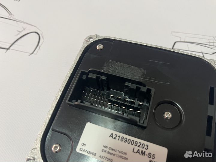 Блок адаптации фары Mercedes GL x166 ML w166 новый