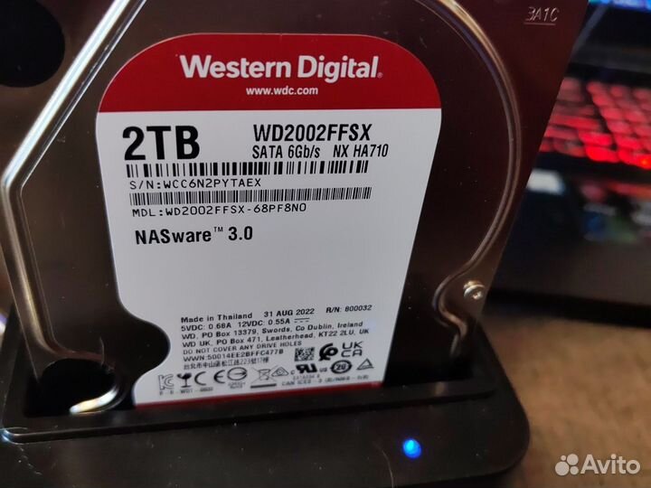 Жесткий диск 2 тб wd red pro 2 tb