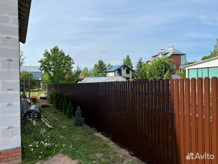 Забор с установкой под ключ