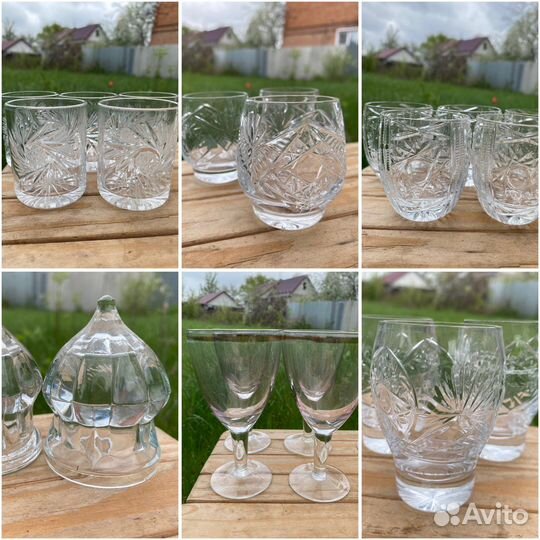 Бокалы, стопки, рюмки