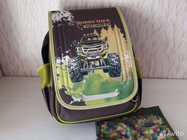 Рюкзак школьный ранец ортопедический Grizzly