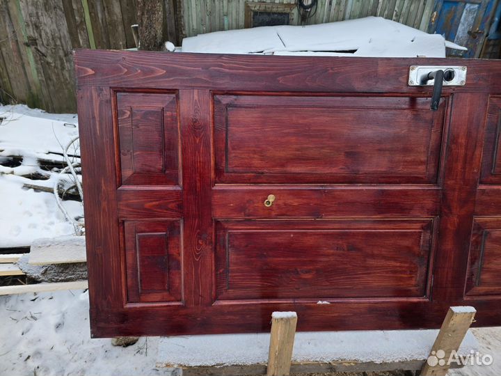 Дверь входная деревянная бу