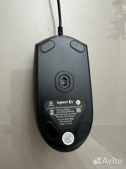Мышка logitech G102 черная