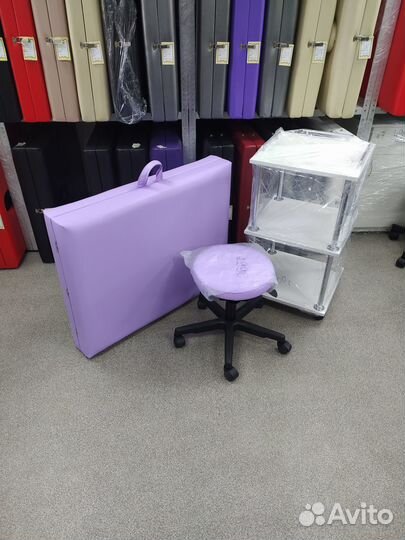 Кушетка для наращивания / массажный стол складной