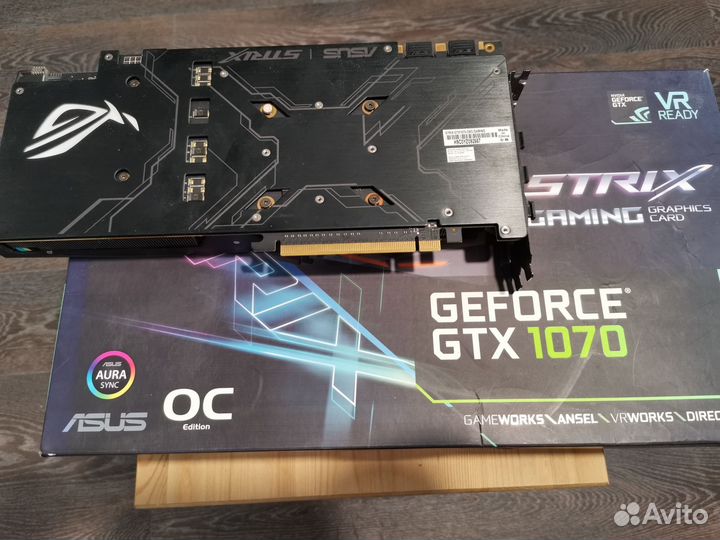 Asus ROG strix GTX 1070 gaming OC