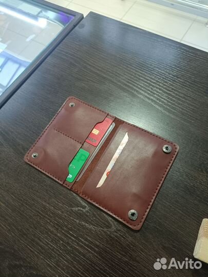 Докхолдер Обложка для документов натуральная кожа