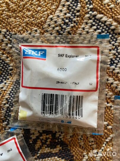 Подшипники Оригинальные skf 6201, 6001, 6000