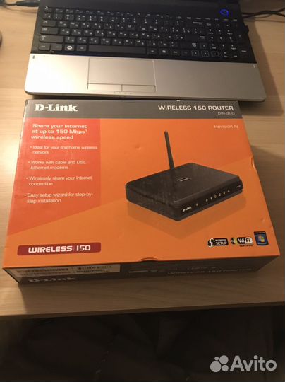 Wifi d link dir 300 + Dsl маршрутизатор DSL-2500U