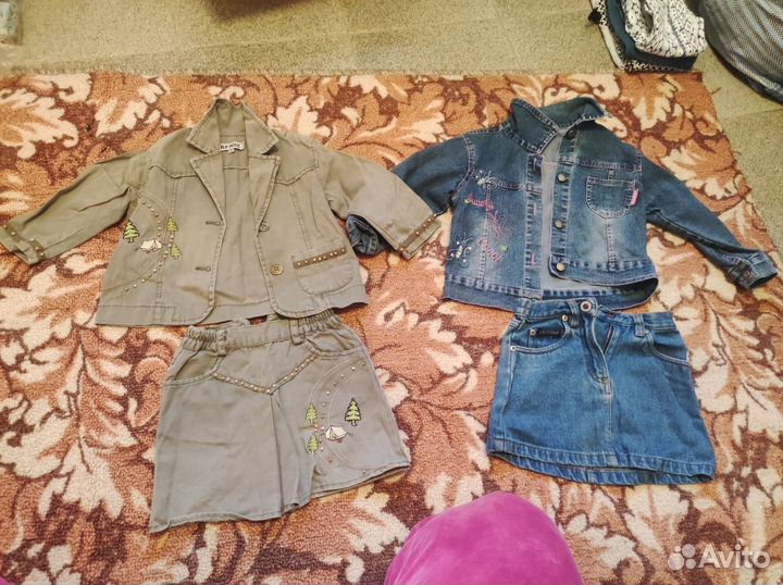 Продам пакет вещей на девочку 98-104