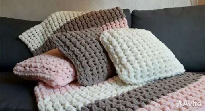 Плед ручной работы