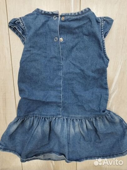 Джинсовый сарафан для девочки