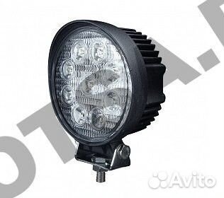 Фара cветодиодная WL-827F (ближний свет,мет.корп.9