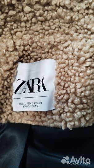 Шубка тедди женские zara