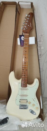 Гитара Smiger stratocaster l-g2-pro vintage white
