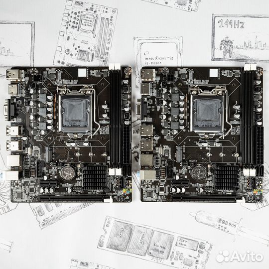 Материнская плата winfox H61 M.2 1155