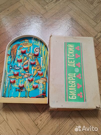 Двусторонний настольный бильярд СССР