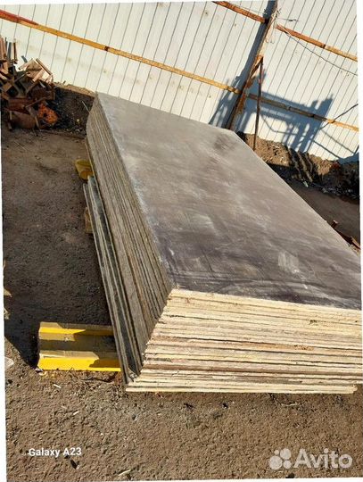 Фанера ламинированная новая и бу