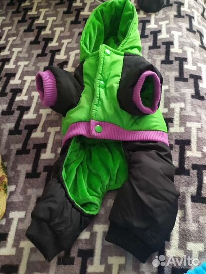 Одежда для собак мелких пород комбинезон зимний