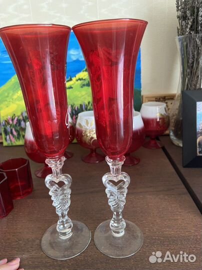 Бокалы для шампанского новогодние