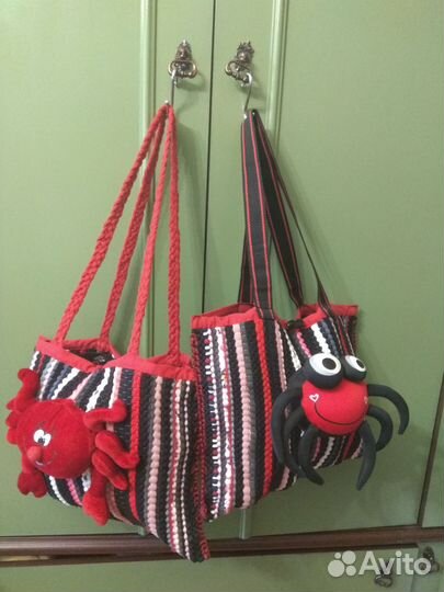 Сумки - шоперы, ручная работа