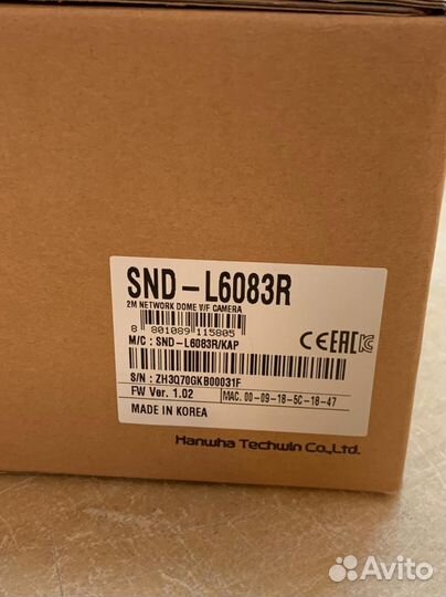 IP камера SND-L6083RP