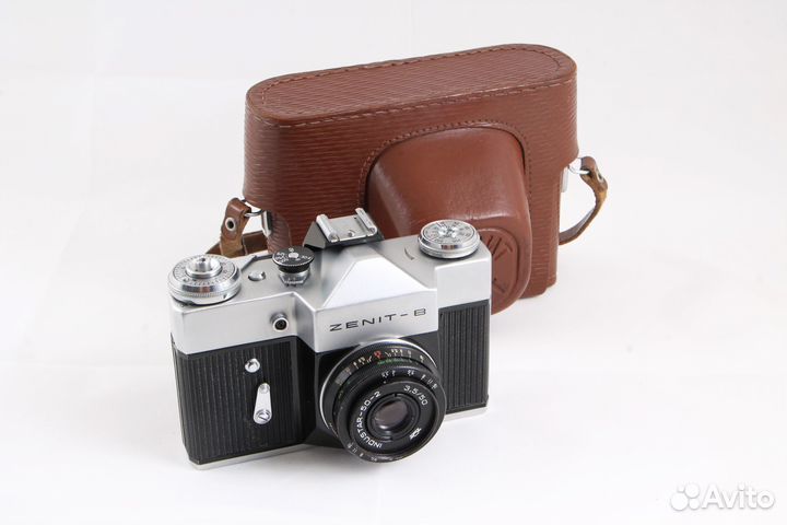 Зеркальный Зенит-В с Индустар-50-2 50 mm f/ 3.5