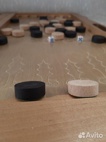 Нарды Кожаные Новые 60х60см с ручкой