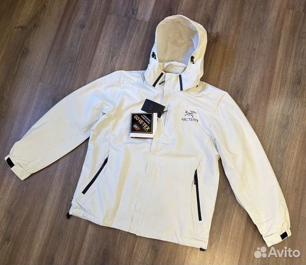 Ветровка Arcteryx gore tex белая