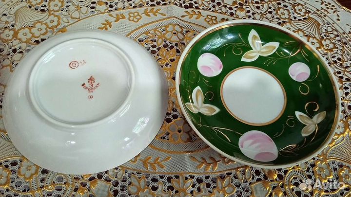 Блюдца, кружки