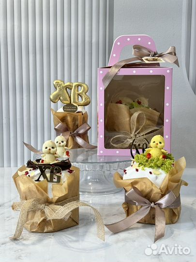 Куличи на заказ творожная пасха