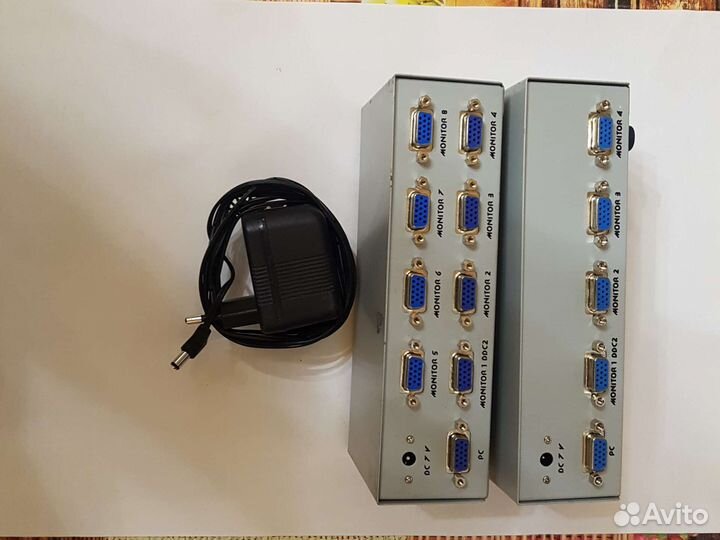 Сплиттер VGA на 8 и 4 канала