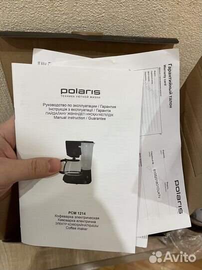 Кофеварка капельная Polaris PCM 1214