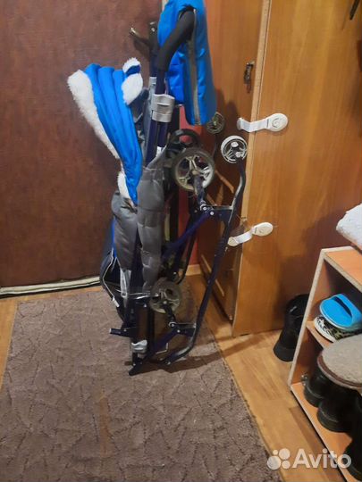 Санки коляска nika