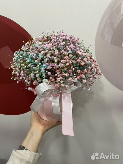 Букет цветов, композиция в коробке