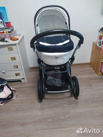 Коляска peg perego + автокресло isofix