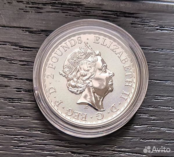 Великобритания. Юбилейная Серебра 2 фунта 2017