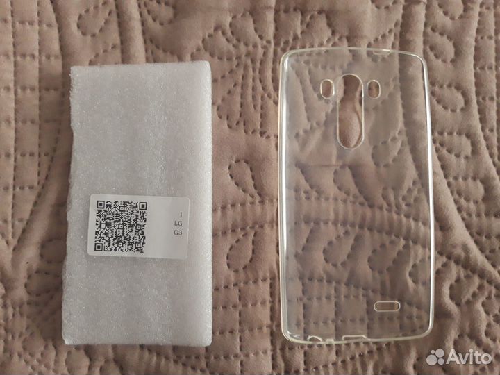 Прозрачный силиконовый чехол LG G3