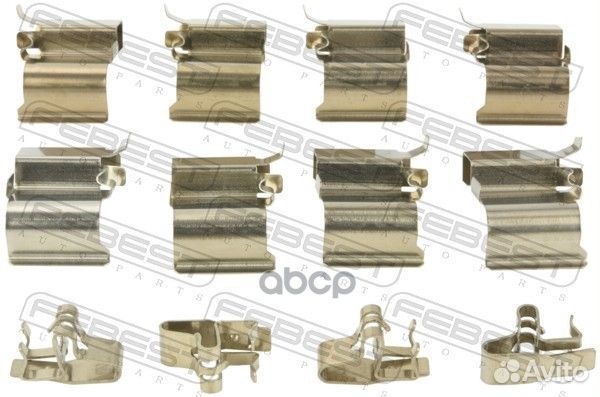 Монтажный комплект для дисковых колодок toyota