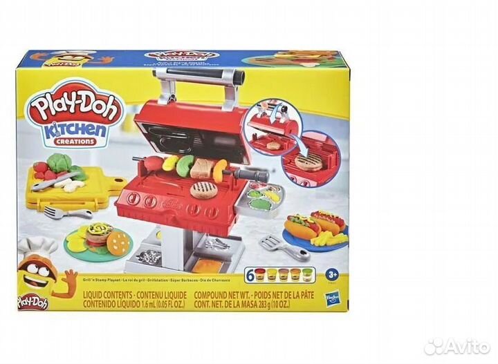 Игровой набор с пластилином Hasbro Play-Doh Гриль