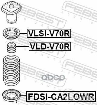 Проставка пружины ford mondeo/S-MAX/galaxy 06-1