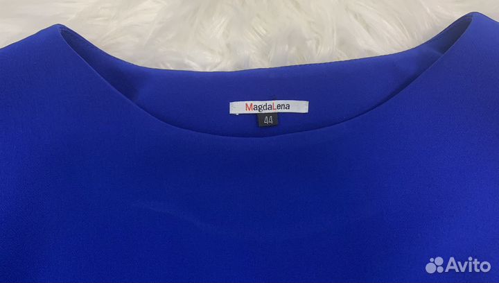 Платье женское синее 44 размер