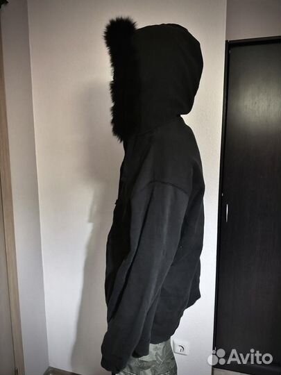 Архив зип худи с мехом (fur zip-hoodie)