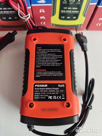 Зарядное устройство аккумулятора автомобиля 12В