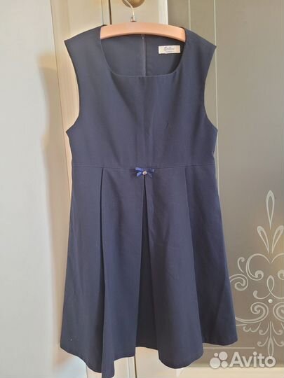 Школьная форма, пиджак, блузка, сарафан 128 размер